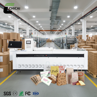 Impresora de Inyección de Tinta de Una Sola Pasada para Cajas de Pizza y Bolsas de Papel para Envasado de Alimentos |   Cabezal de Impresión HP A3 A4 |   40m/min Alta Velocidad |   CC-X600
