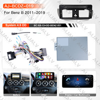 Écran stéréo de voiture Aijia 12,3 pouces, CarPlay sans fil, Android Auto, Wifi, GPS, écran tactile pour Mercedes Classe B 2011-2019, cadre de fixation