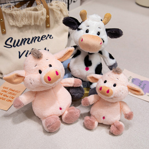 Nuevo <span class=keywords><strong>Peluche</strong></span> de Animales de Granja, <span class=keywords><strong>Cerdito</strong></span> de <span class=keywords><strong>Peluche</strong></span>, Adorable <span class=keywords><strong>Peluche</strong></span> de Vaca, Juguete de <span class=keywords><strong>Peluche</strong></span> de Alta Calidad de Yangzhou, Regalo - Product Image 5
