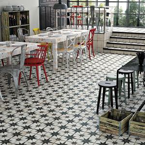 도매 오래된 세계 빈티지 스타일 장식 Azulejos 도자기 모로코 쪽모이 세공 별 세라믹 타일 바닥 300 타일 - Product Image 6