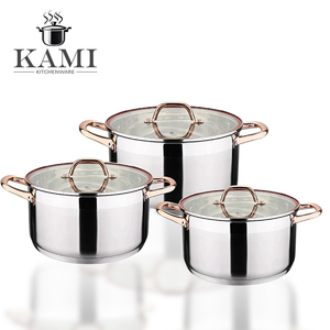 Cooking <b>Pots</b> <b>Sets</b> <b>Pots</b> and Pans Nonstick Kitchenware Stainless Steel Stock <b>Pot</b> Cookware <b>Set</b> Instant Traders - Product Image 2