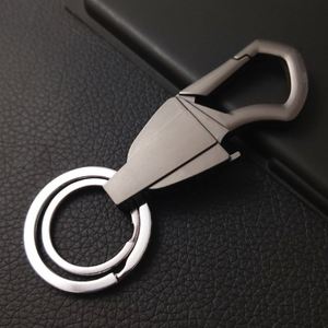 Custom Designed Light <b>Metal</b> Keychain Promotional Stainless Steel Carabiner with Silk Screen Printing Zinc Alloy Keychain - Product Image 1