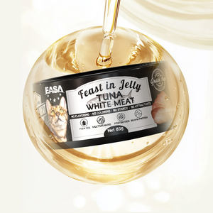 Suministro <span class=keywords><strong>de</strong></span> fábrica Atún enlatado 85g Comida enlatada para gatos Sopa Gelatina Mousse Forma Gato Comida húmeda Comida enlatada para mascotas para gatos - Product Image 3