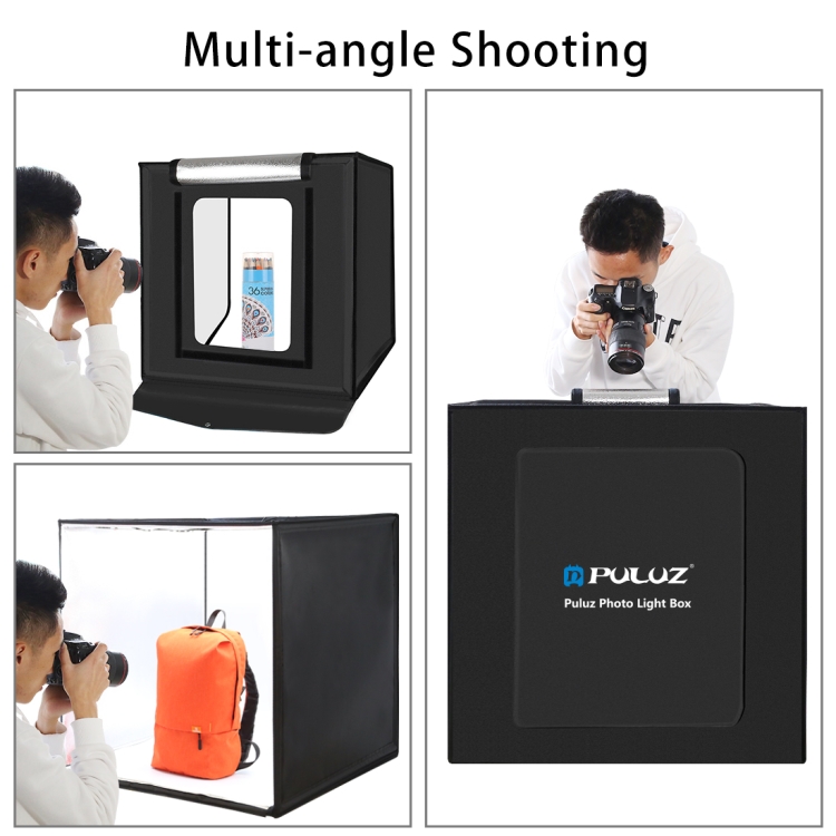 PULUZフォトスタジオライトボックスポータブル60cmホワイト PULUZフォトスタジオライトボックスポータブル60cmホワイト