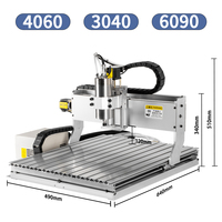 Hobby Diy Mini Cnc Laser 6040 1500W Desktop Mini Cnc Graveermachine Cnc Router Machine Voor Hout Pcb Aluminium Messing Acryl