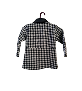 Ayala filles mode manteau d'hiver laine recyclée rempli de duvet poches avant doublure chaude fermeture à glissière nouvelles techniques laine taille enfant - Product Image 4