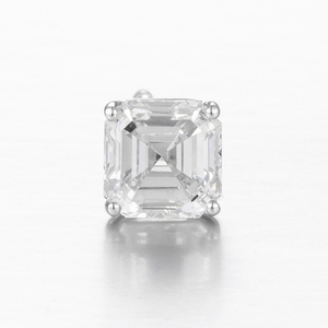 Classic PT950 Platinum 0.62ct Princess Cut Lab Grown <b>Diamond</b> Stud <b>Earrings</b> | Princess Cut Lab Created <b>Diamond</b> Wedding Jewelry - Product Image 1