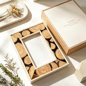 Cadre photo en bois massif personnalisé avec finition vernie peinte, surface lisse, style européen, cadre photo mural, décoration intérieure - Product Image 6