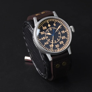 Hruodland 2026 New 42MM pilot Men's <b>Automatic</b> Mechanical Watch PT5000 Sapphire Stainless Steel Waterproof 10Bar Luminous C3 - Product Image 5