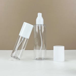 100ml 120ml 150ml Factory Price clear Plastic Spray <b>Bottle</b> Silk Screen Logo 60ml 80ml Round Cosmetic Plastic Lotion <b>Pump</b> <b>Bottle</b> - Product Image 2