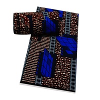 Vente en Gros Usine Cire Garantie Véritable Tissus Africains Impression Wax Pagnes Hollandais Robe Africaine 100% Polyester 6 Yards Pagne