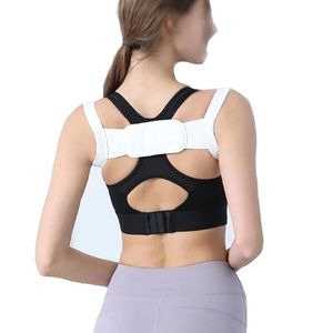 Correcteur de posture pour enfants et adultes, blanc et noir, ceinture de soutien de la clavicule pour le soutien des épaules et du dos - Product Image 4