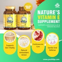 Gélules de Vitamine E Acétate de D-alpha Tocophérol Soutien Saisonnier au Bien-être pour les Personnes Face aux Stress Environnementaux Grand Stock