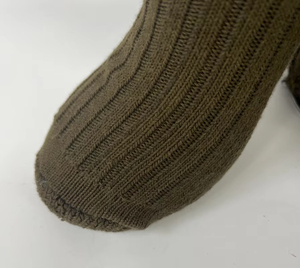 Custom Logo Spring Eco-Friendly Outdoor Running <b>Socks</b> – Green Cotton Knit Ribbed Men Thick Terry Cushioned Crew Sport <b>Socks</b> - Product Image 6