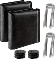 Toile tissée anti-UV en PP pour le contrôle des mauvaises herbes agricoles avec service de découpe 80 g/m²