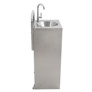 Fregadero Portátil de Acero Inoxidable para Cocina, Lavabo de Cocina para Exteriores, Estación Portátil de Lavado de Manos - Product Image 3