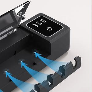 Sterilizzatore UV Automatico per Spazzolini da Denti con Touch Screen, 5 Slot, Portaspazzolino in Plastica per Bagno - Product Image 4