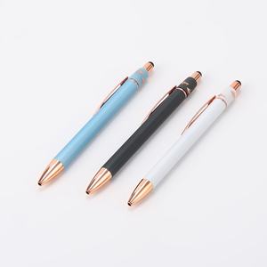 هدايا أعمال إبداعية فريدة من نوعها ، الأكثر مبيعًا قلم ستيلوس شاشة لمس <span class=keywords><strong>3</strong></span> في 1 قلم دوار - Product Image 3