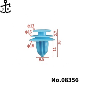 Evrensel naylon araba genişleme toka dekoratif perçinler sabit toka için plastik araba klip donanım oto raptiye - Product Image 3