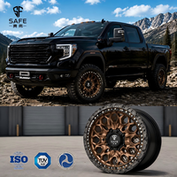 Jantes Beadlock forgées en bronze 6061-T6 personnalisées, alvéolées, 17, 18, 20 pouces, 8x180, robustes, tout-terrain, compatibles avec GMC Sierra HD Pickup