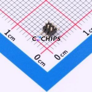 HX PZ1.0-2x3P TP Pin Header SMD,P=1mm Connector ( Pin Structure: 2x3P )( Pitch: 1mm )( Row Spacing: 1mm ) - Product Image 1