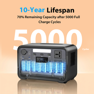 Station d'alimentation portable extérieure 1000W 960WH MPPT, générateur solaire portable Lifepo4, station d'alimentation 110v, batterie de stockage d'énergie 1200w - Product Image 5