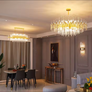 Lampe design décorative de haute qualité chambre Restaurant k9 lustre en cristal lampes suspendues modernes - Product Image 2