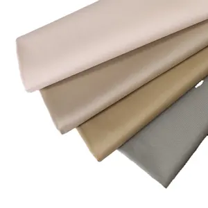 Wear Resistant 30% Polyester 70% PU Gray Leather Upholstery Fabric For  Garments 150cm Width