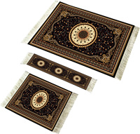 Set Alas Mouse dan Tatakan Gelas Karpet Persia yang Indah, Alas Mouse Karpet, Pembatas Buku Rajut, Hadiah untuk Ibu, Hadiah untuk Istri, Set Hadiah