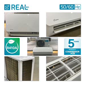 Mini Split Ultra Silencioso y Compatible con Wifi, 19 SEER2, Bomba de Calor de 12000 BTU para Dormitorio y Sala de Estar, Aire Acondicionado Z-real Air - Product Image 3