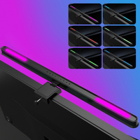 Lámpara LED de Protección Ocular para Monitor de Computadora, 5 Temperaturas de Luz, Atenuación Gradual, RGB, 36 cm, Iluminación de Escritorio para Oficina y Hogar