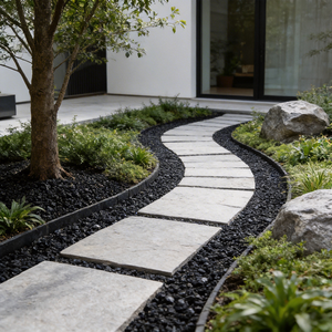 <span class=keywords><strong>Gravier</strong></span> lisse et arrondi de qualité supérieure, fourni par l'usine, pour l'aménagement paysager des allées et la décoration - Product Image 6