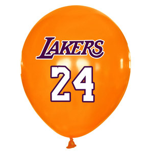 Artículos de Fiesta con Temática de Baloncesto Lakers24, Adorno para Pastel, Pancarta para Decoración de Fiesta de Cumpleaños Infantil con Temática Deportiva - Product Image 3