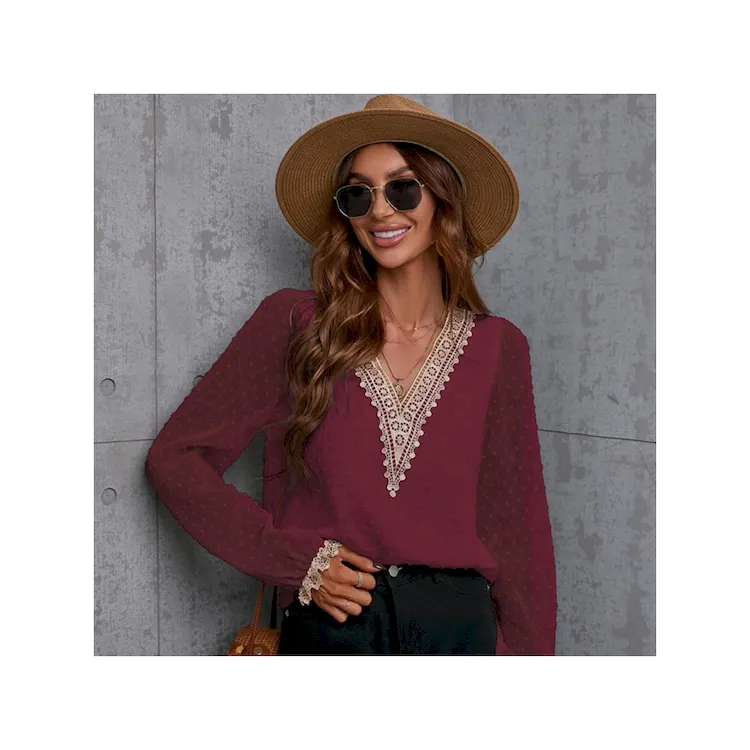 lace blouses long lace sleeves