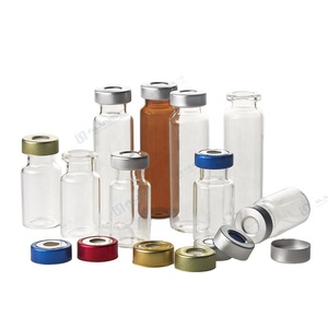 Vial de Cromatografía <span class=keywords><strong>HPLC</strong></span> de Vidrio Transparente de 20 ml con Tapa de Presión para Autosampler <span class=keywords><strong>Agilent</strong></span> - Product Image 1