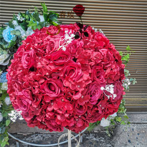 SPR Avorio con modalità di color pesca per matrimoni tavola di nozze centrotavola sfera del partito del fiore & casa sfondo decorazione - Product Image 6