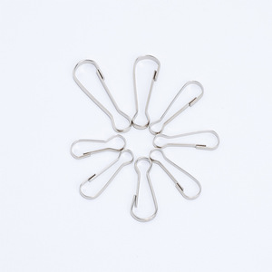 Mosquetones de Acero Inoxidable de 10mm, 16mm, 20mm, Clips Metálicos para Llaveros, Accesorios para Camping al Aire Libre, Paquete a Granel - Product Image 2