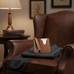 Boshiho Men's Vintage Trifold <b>Wallet</b> Bifold Credit Card Cash Pockets Genuine Leather <b>RFID</b> <b>Blocking</b> Multi-Function - Product Image 3