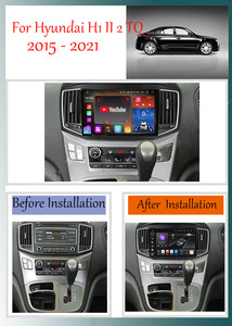 แอนดรอยด์วอลคอมม์สำหรับ Hyundai H1 II 2 TQ <span class=keywords><strong>2015</strong></span>-2021เฮดยูนิตวิดีโอจีพีเอสไวไฟ Rds BT มัลติมีเดียรถยนต์ DSP - Product Image 3