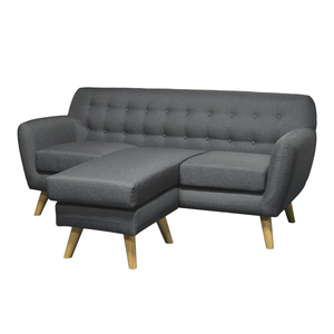 Canapé gris foncé à combinaison libre, décontracté et moderne, adapté à divers endroits tels que le salon et la chambre à coucher - Product Image 3