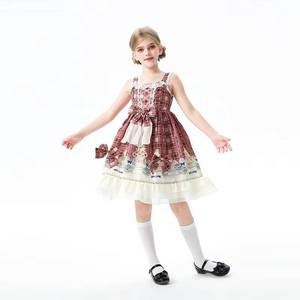 Disfraz de Vestido de Princesa Lolita con Tirantes Finos Estilo Granja Pastoral para Niñas, Halloween 2026, Vacaciones en Hawái - Product Image 4