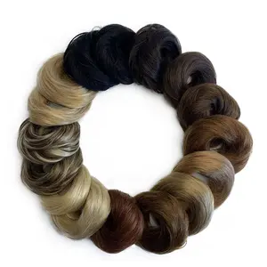 Noilite 35g tebal harga grosir kualitas tinggi rambut karet gelang donat lurus Chignon rambut bakul