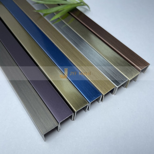 EX294 Modern Durable Stainless <b>Steel</b> U <b>Profile</b> Decorative Trim for Commercial Interior Use - Product Image 4