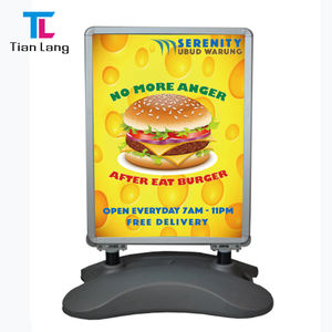 TianLang TianLangPrint-G Soporte grande para carteles de aluminio para exteriores con estante de exhibición de base de agua para carteles - Product Image 3