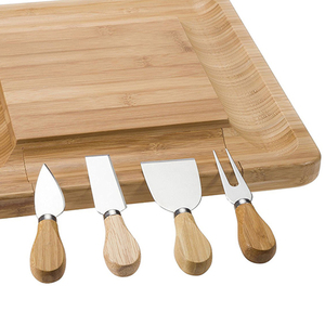 Naturel Couleur Bambou Français <span class=keywords><strong>Planche</strong></span> À Découper <span class=keywords><strong>Planche</strong></span> À <span class=keywords><strong>Pain</strong></span> ensemble de <span class=keywords><strong>planche</strong></span> à fromage en bambou avec <span class=keywords><strong>Couteau</strong></span> À fromage - Product Image 4