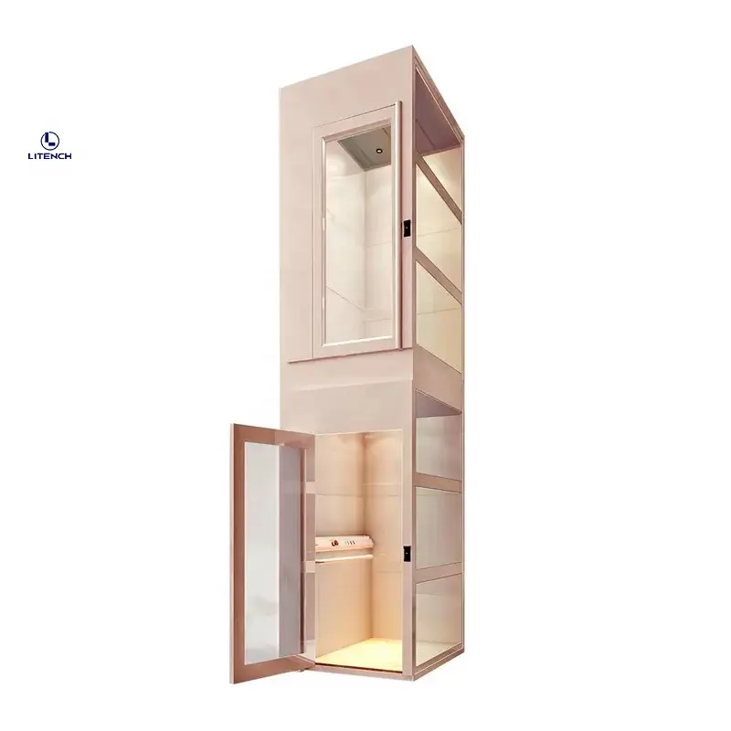 1-3 Floors Residential Elevator No Pit Villa Export Usa Small Home Elevator Lift