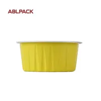 Gobelets jetables en aluminium avec feuille d'or personnalisée pour servir les desserts lors de fêtes de mariage