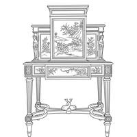 Tables consoles en bouleau sculptées à la main, design antique, pour chambre à coucher, appartement, salon, salle à manger, meubles contemporains, taille personnalisée