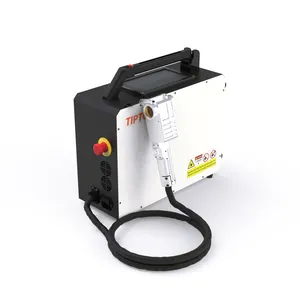 Pembersih laser Pulse portabel, ransel 7.8KG 50w 100w 200w untuk cat, karat minyak, dinding mobil, batu bata, mesin pembersih laser