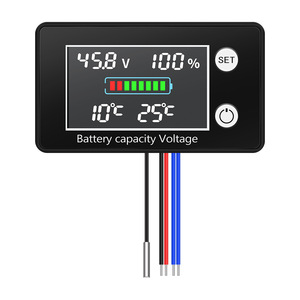 ZFX-W2027 ตัวควบคุมอุณหภูมิแรงดันไฟฟ้าของแบตเตอรี่ DC10-100V 48-58V แผงแสดงผลดิจิตอล - Product Image 1